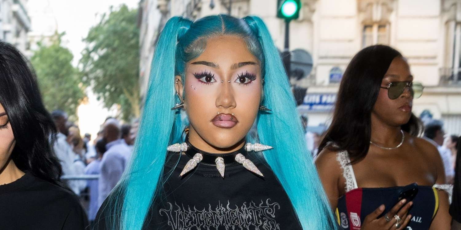 North West, 13, Swaps Out Her Extra-Long Electric Blue Hair for Her Shortest Chop to Date