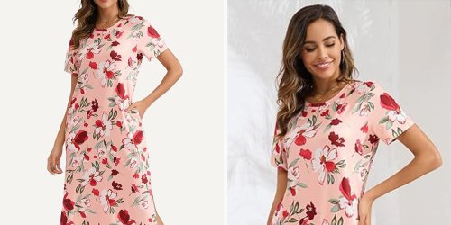Amazon Shoppers “Get So Many Compliments” on This Comfy $31 T-Shirt Dress