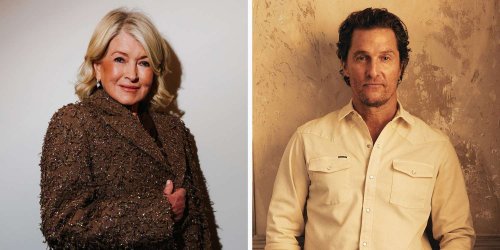 Why Martha Stewart Was "Scared" to Work With Matthew McConaughey on Their Uber Eats Commercial