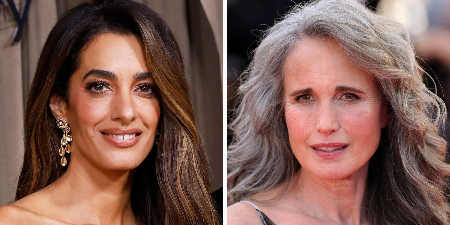Andie MacDowell, 68, Told Me Her Silky Strands Are Thanks to an $8 Hair Serum Amal Clooney Uses