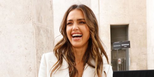 Jessica Alba Wears a Plunging White Corset for an Early Birthday Bash