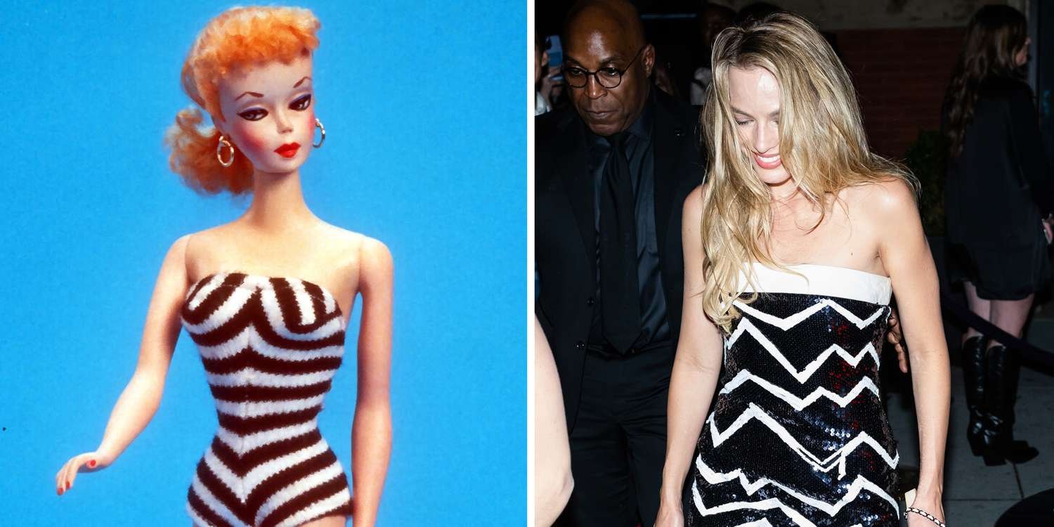 Margot Robbie Channeled the First-Ever Barbie Doll With Her Met Gala After-Party Look