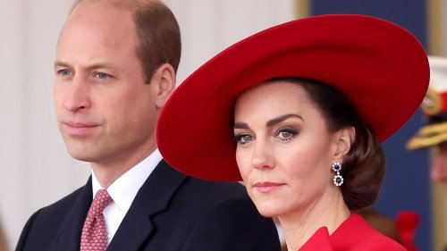Prince William Reportedly Learned About Kate Middleton's Cancer "Moments Before" His Godfather's Memorial