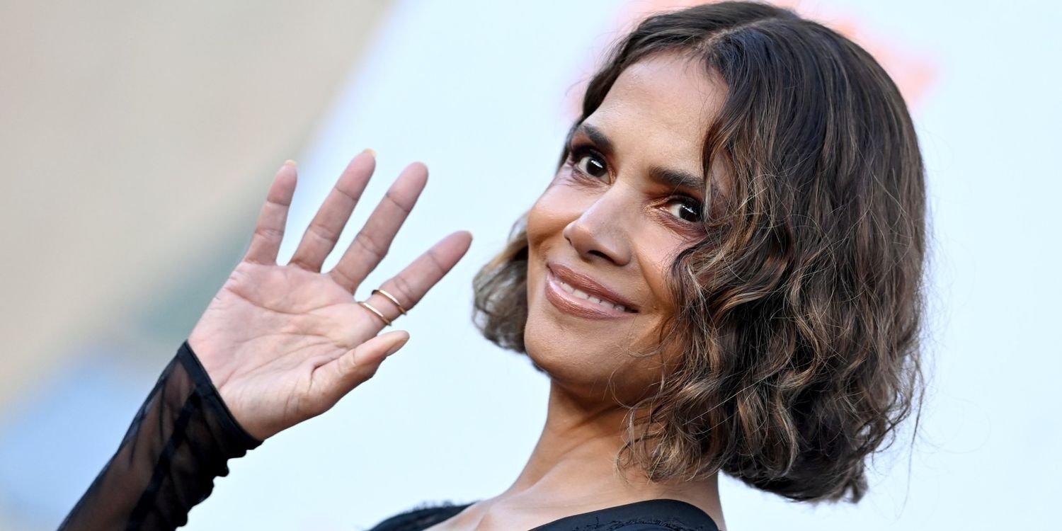 Halle Berry, 59, Frolics on the Beach in a Plunging Lace Bodysuit