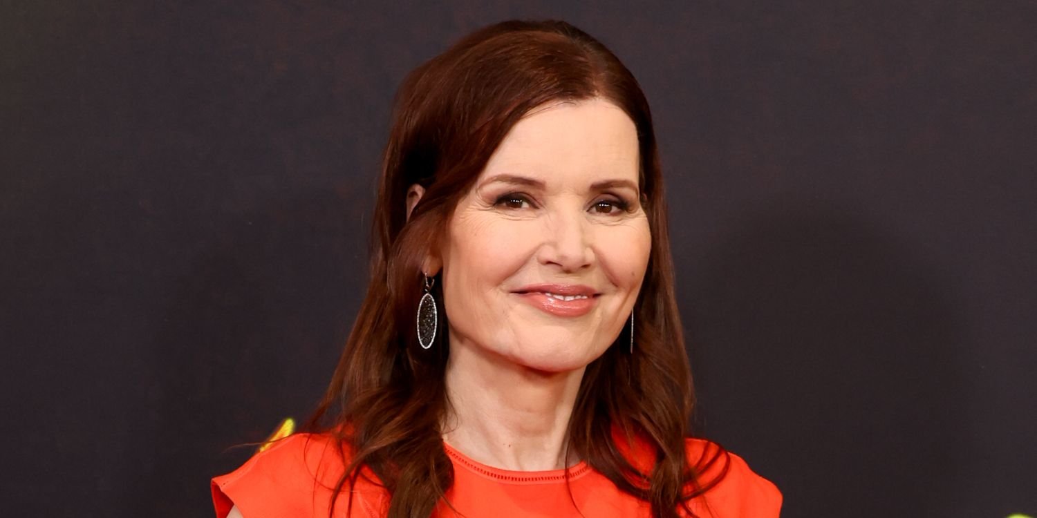 Geena Davis, 70, Radiates in a Bright Orange Minidress Paired With a Controversial Accessory