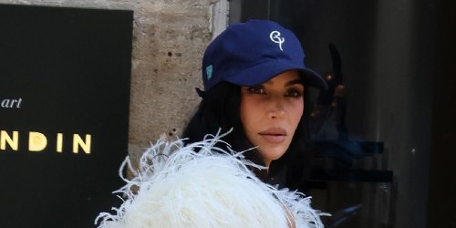 Kim Kardashian's Parisian Lingerie Streetwear Look Features the Most Unexpected Combo