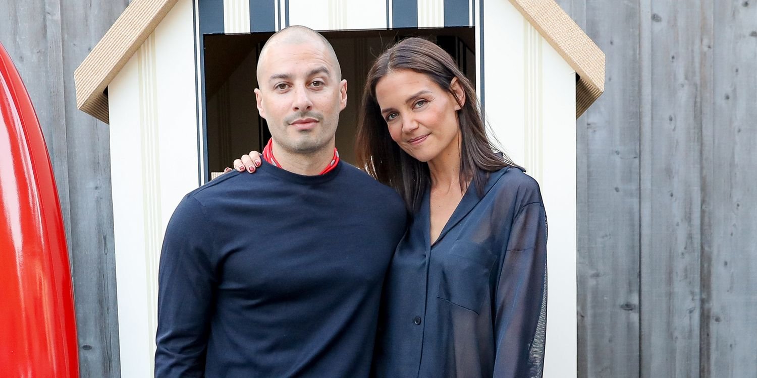 Katie Holmes Makes First Public Appearance With New Artist Boyfriend Jason Bard Yarmosky in Sheer Blouse and Skirt Made