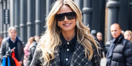 Heidi Klum’s Ridiculously Big Wannabe Sweatpants Are Shockingly Flattering