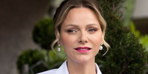 Princess Charlene of Monaco's Waist-Cinching Black Outfit Contrasts Her Recent Bridal White