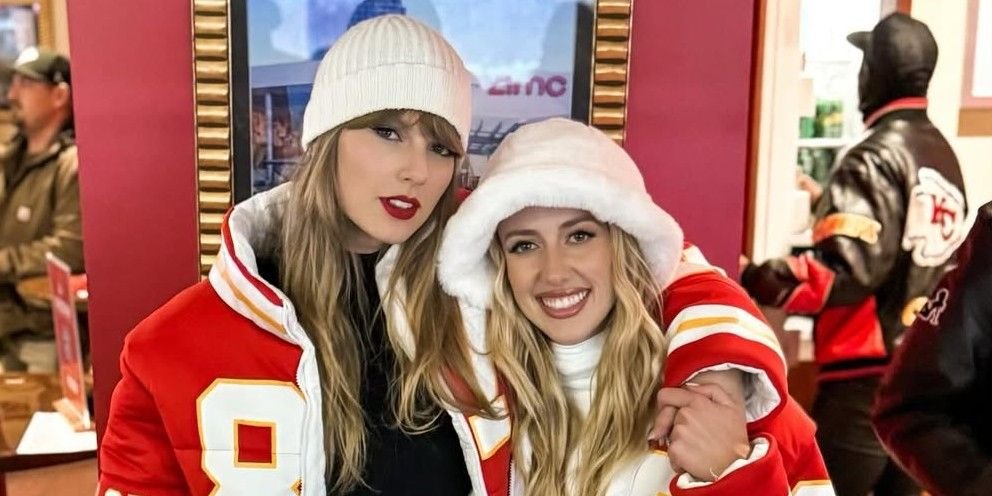 Brittany Mahomes Attends Taylor Swift and Travis Kelce’s Wedding in Shimmering Opal-Inspired Gown
