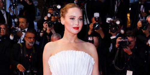 Jennifer Lawrence's Tiered White Dress at Cannes Almost Broke Dress Code