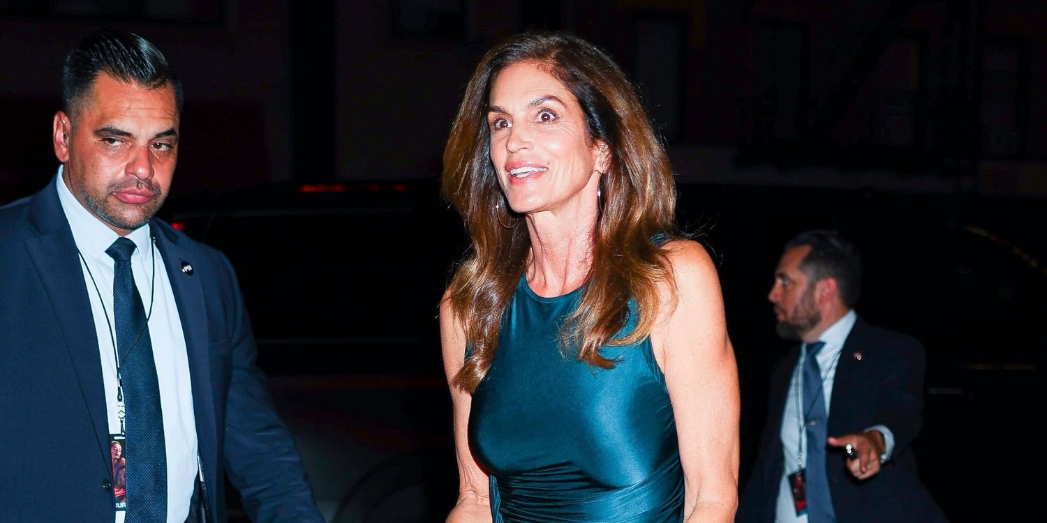 Cindy Crawford, 60, Radiates in a Slinky ‘90s-Coded Liquid Illusion Dress With Daughter Kaia Gerber