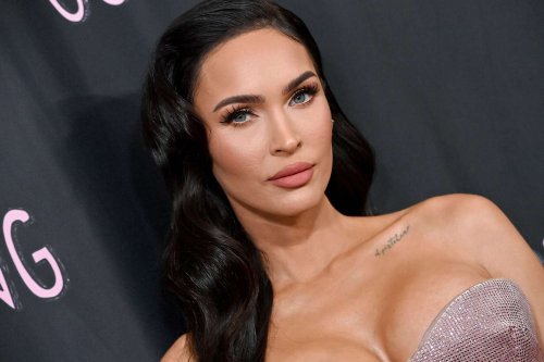 Megan Fox Shared a Rare Makeup-Free Selfie While Wearing Nothing But a Bra and Boxers