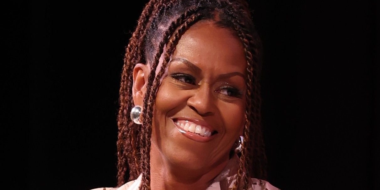 Michelle Obama Shows Off Her Dance Moves in a Low-Back Top With Tiny Spaghetti Straps and Divisive Shorts