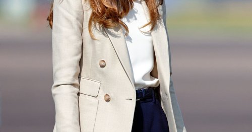 Herzogin Kate macht vor: So wird ein heller Blazer 2021 zum angesagten Herbst-Trend