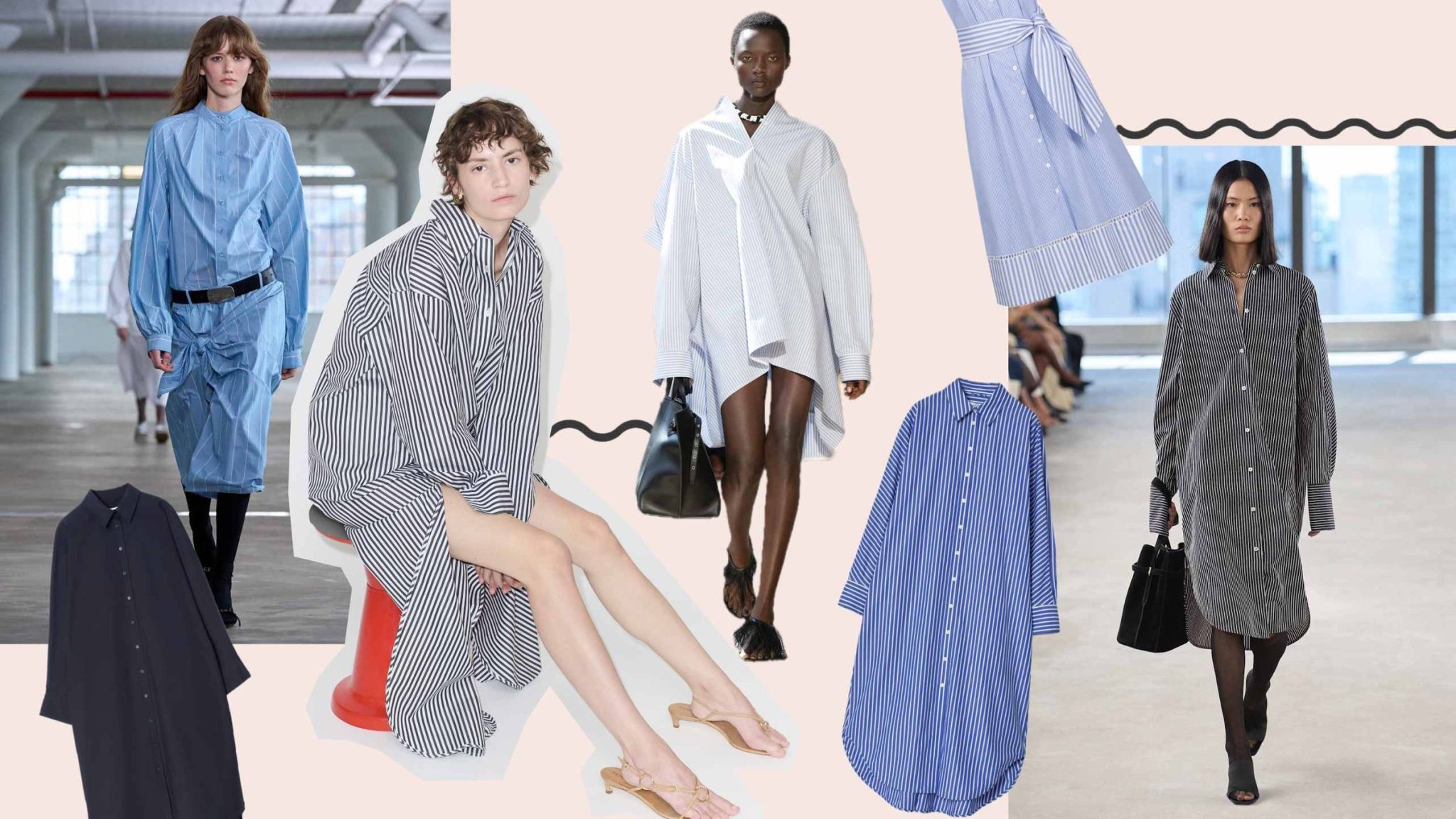 Shirtblusenkleider sind der Kleidertrend im Sommer 2025