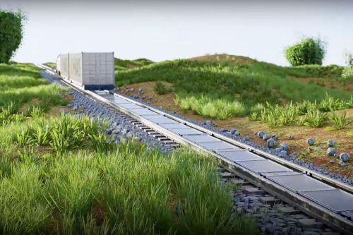 World’s first solar panel 'carpet' on railway tracks may generate electricity