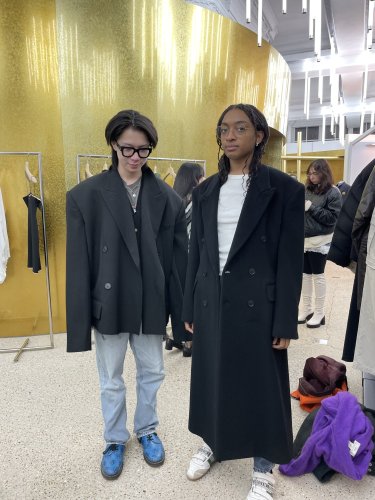 Aria Dean and Louis Osmosis Visit Dover Street Market