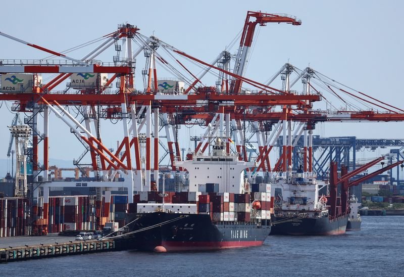 Japan’s exports rise for fourth straight month, partly boosted by weaker yen