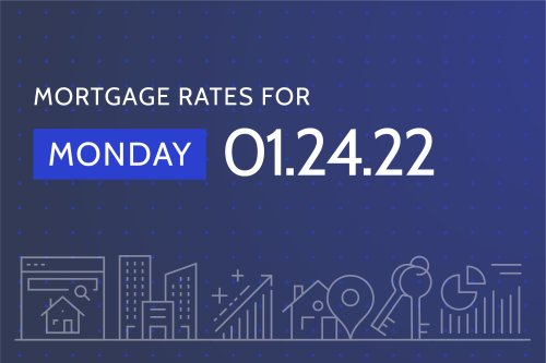 Today's Best Mortgage Rates - January 24, 2022