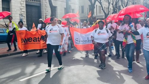 Cape sex work groups march to the Commission for Gender Equality demanding answers