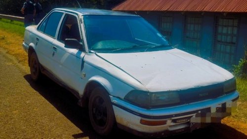 LOOK: Toyota Corolla stolen 14 years ago recovered at border as South African man drove to eSwatini