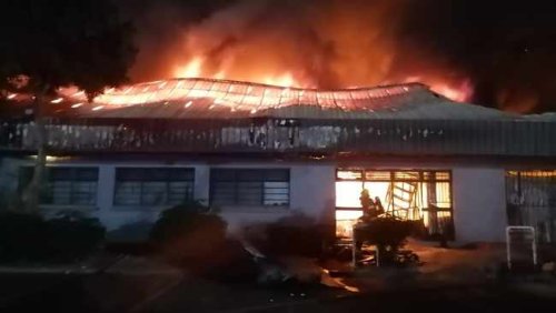 PICS: Firefighters battle blaze at storage facility in Cape Town