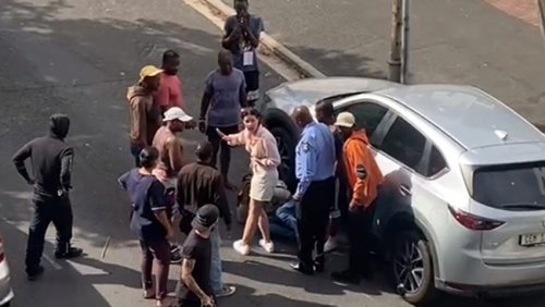 Sea Point phone ‘thief’ in mob justice video