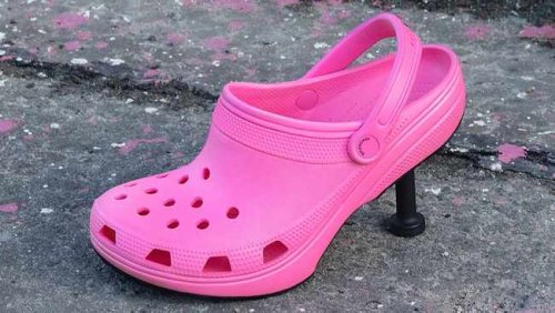 balenciaga x crocs stiletto