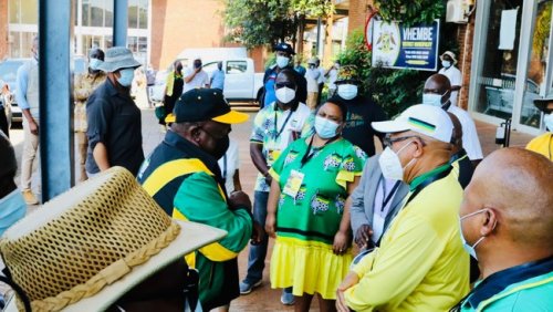 PICS: Cyril Ramaphosa arrives in Limpopo to drum up ANC support