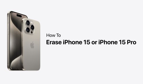 How To Factory Reset Or Erase iPhone 15 And iPhone 15 Pro
