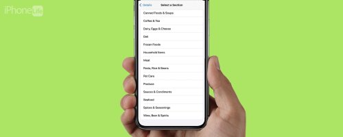 iPhone Grocery List Sorting Wrong? Here's How to Fix It (iOS 17)