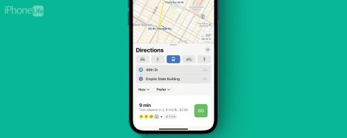 How to Get Public Transit Directions in Apple Maps