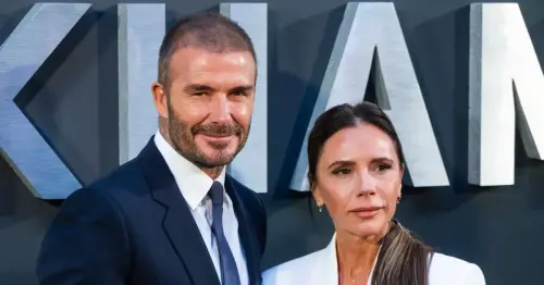 'I was at a party with David and Victoria Beckham - I couldn't believe what occurred'