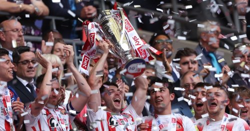 Sunderland promoted to Championship with play-off final win over Wycombe