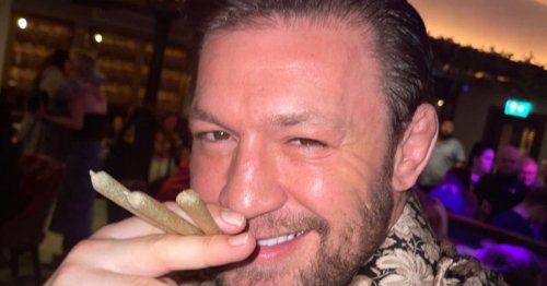 Conor McGregor appears to pose with joints during night welcoming Snoop Dogg to Dublin pub