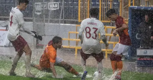 Fans not impressed with conditions as images of Man Utd's youth team game against Galatasaray emerge
