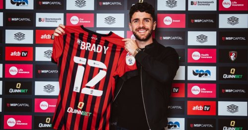 Robbie Brady signs one-year deal with Championship side Bournemouth