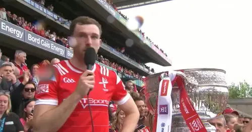 Louth Captain Sam Mulroy pays touching tribute to footballer during victory speech following sudden passing