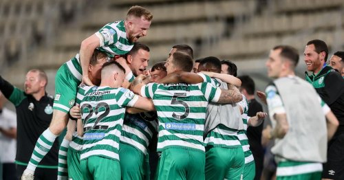 What time and TV channel is Ferencvaros v Shamrock Rovers on today in play-off?