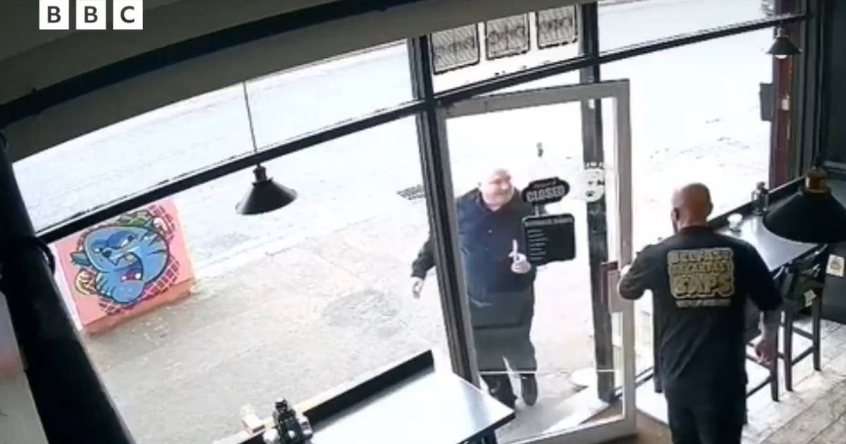 WATCH: Irish radio host thrown out of cafe after confrontation over controversial social media post