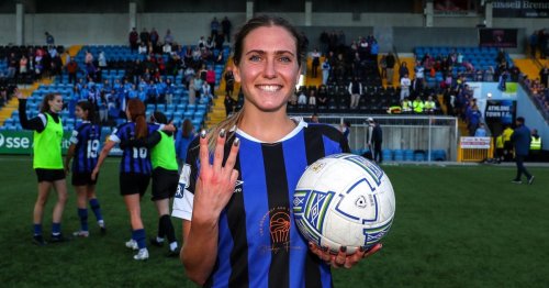 Family reunion the icing on the cake for Athlone's hat-trick hero Madie Gibson