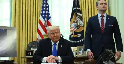 Donald Trump's panicked call to Pete Hegseth after reading Elon Musk WW3 report