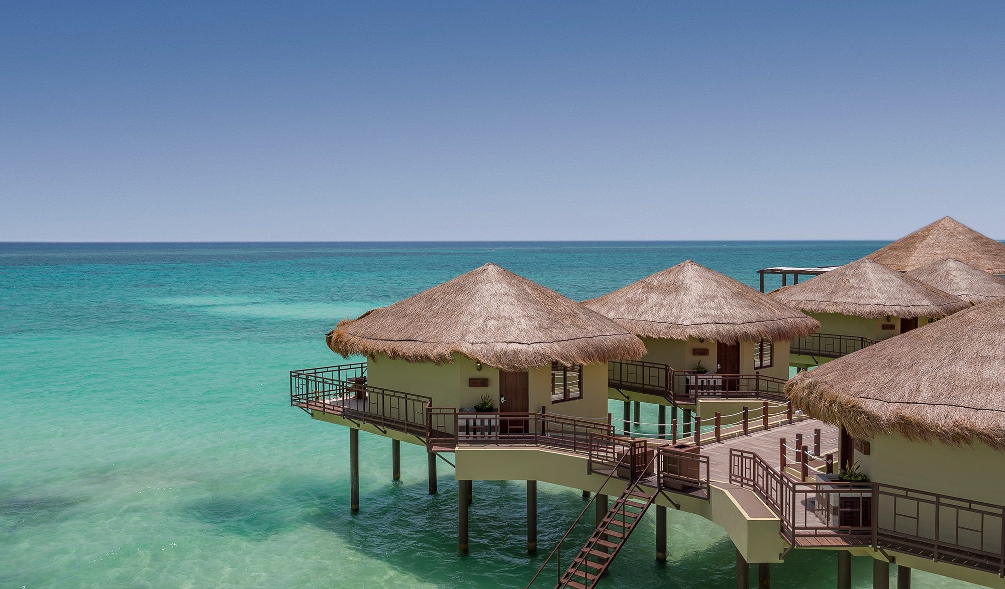 All-Inclusive Overwater Bungalows in Mexico