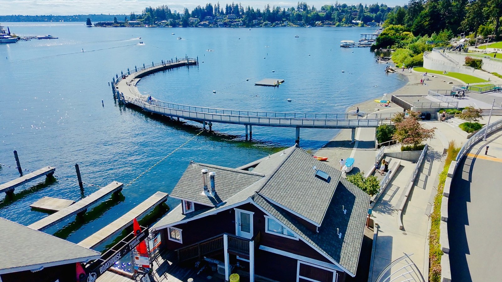 Washington's Historic Beach Park Has A Forest, Stylish Houses, And A Scenic Spot For Swimming And Paddling