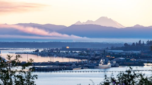 A Coastal Washington City Just Outside Seattle Has A Snowy Mountain Backdrop, Beaches, And Funky Charm