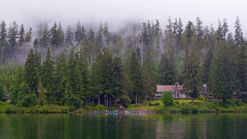Hidden In An Ancient Forest On Washington's Olympic Peninsula Is An Elegant, Historic Lakefront Lodge