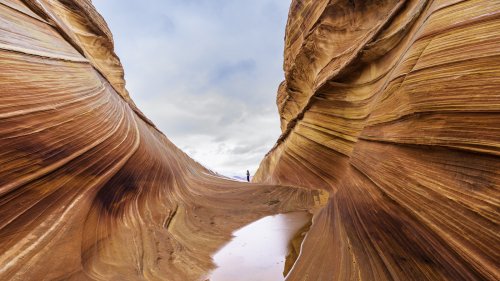 Situated In Utah And Arizona Is A Lesser-Known, Fiery Slot Canyon Called One Of The World's Best