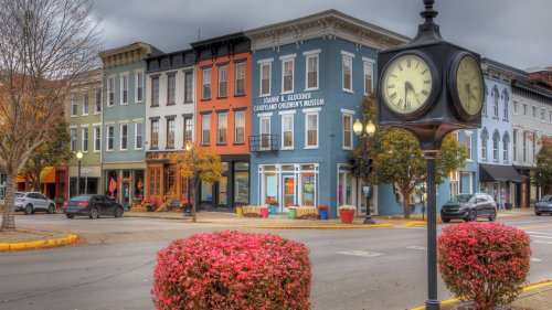 A Charming Riverside Town In Ohio Offers Colorful Murals, A Lively Antique Scene, And Outdoor Fun