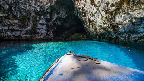 One Of The World's Best Lakes Is In A Mystical Greek Cave Offering A Dreamlike Boating Adventure
